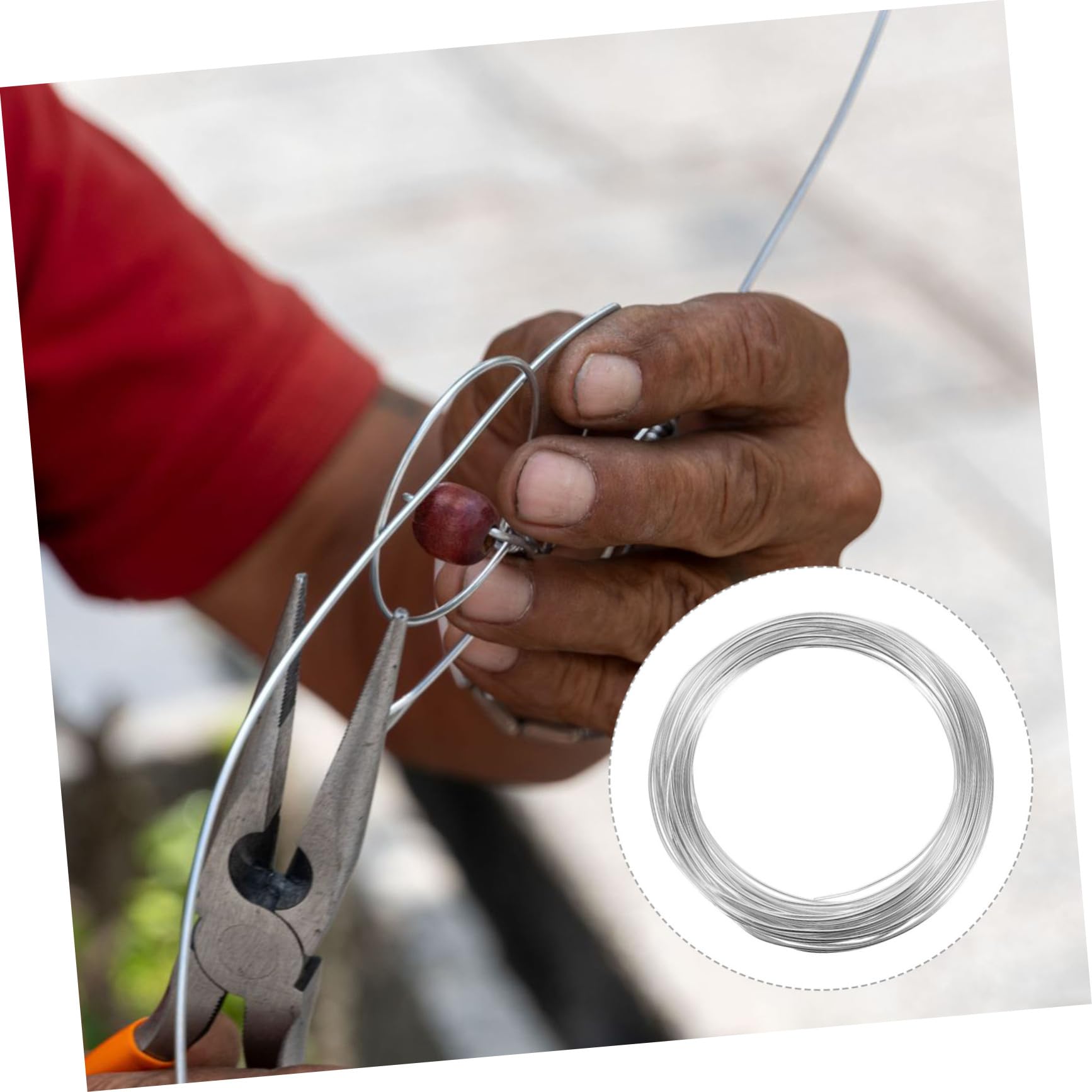 Gogogmee 10 Rolls Aluminum Bonsai Training Wire 1mm DIY Garden Tools for Bonsai Aluminum Trim Coil