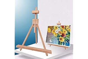 Miratuso Premium Wooden Easel for Painting