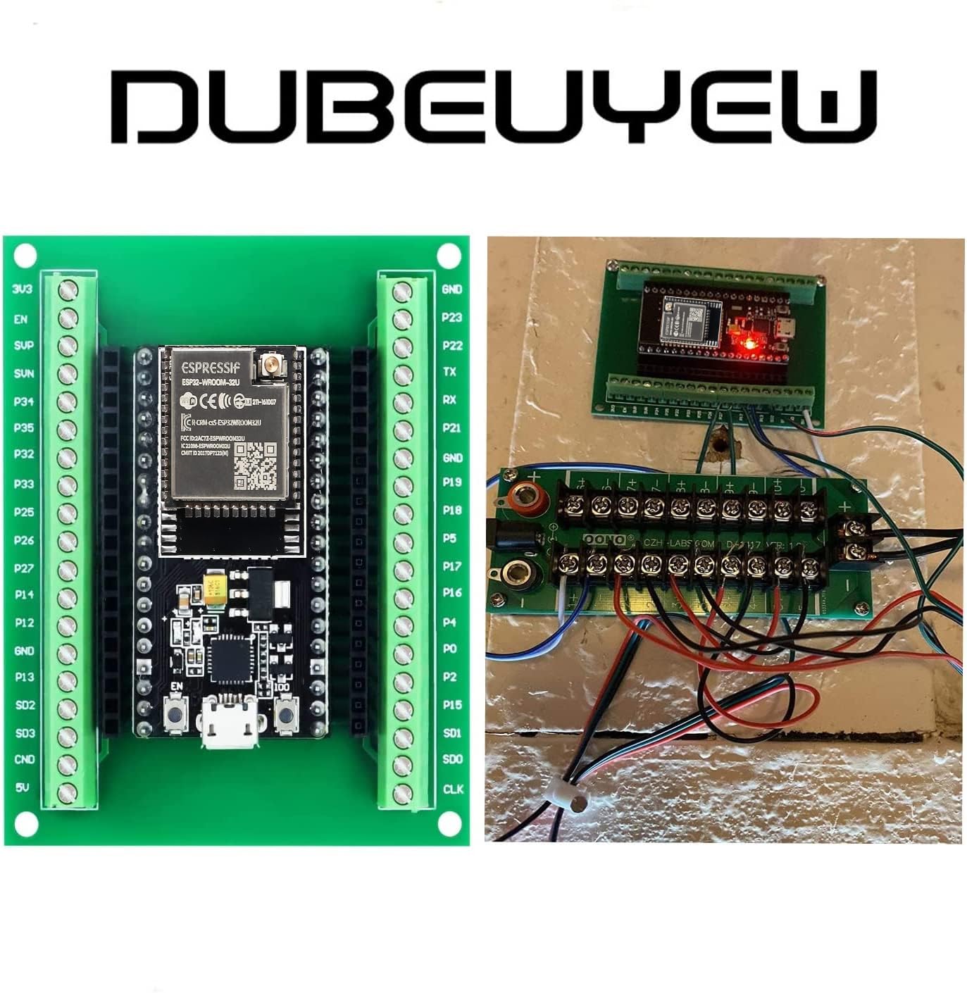 Wroom-32u Esp32-devkitc Placa Desarrollo Para Antena Externa