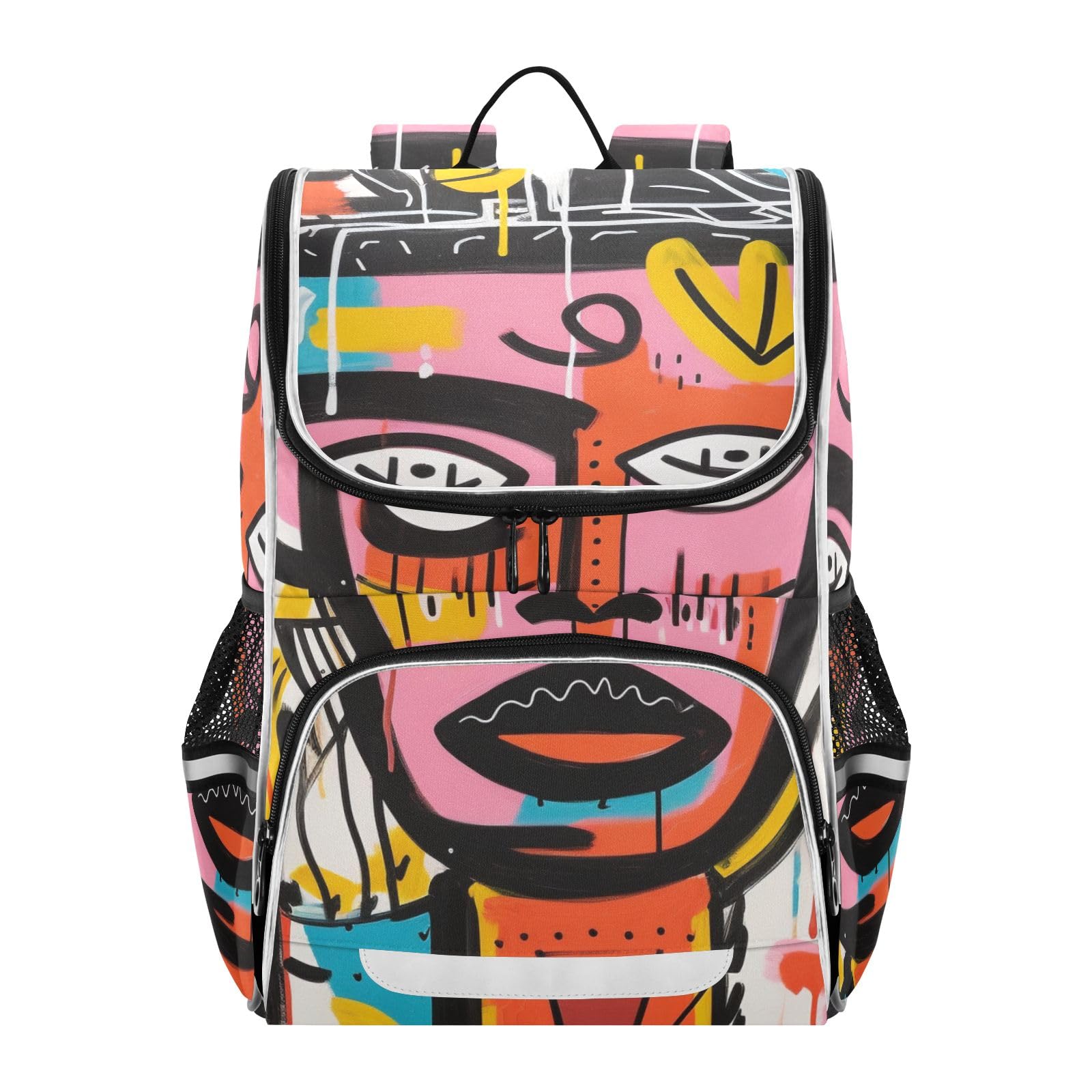 Abstract Boy School Backpack for Boys Girls Elementary School Bookbag Travel Bag Daypack for Students