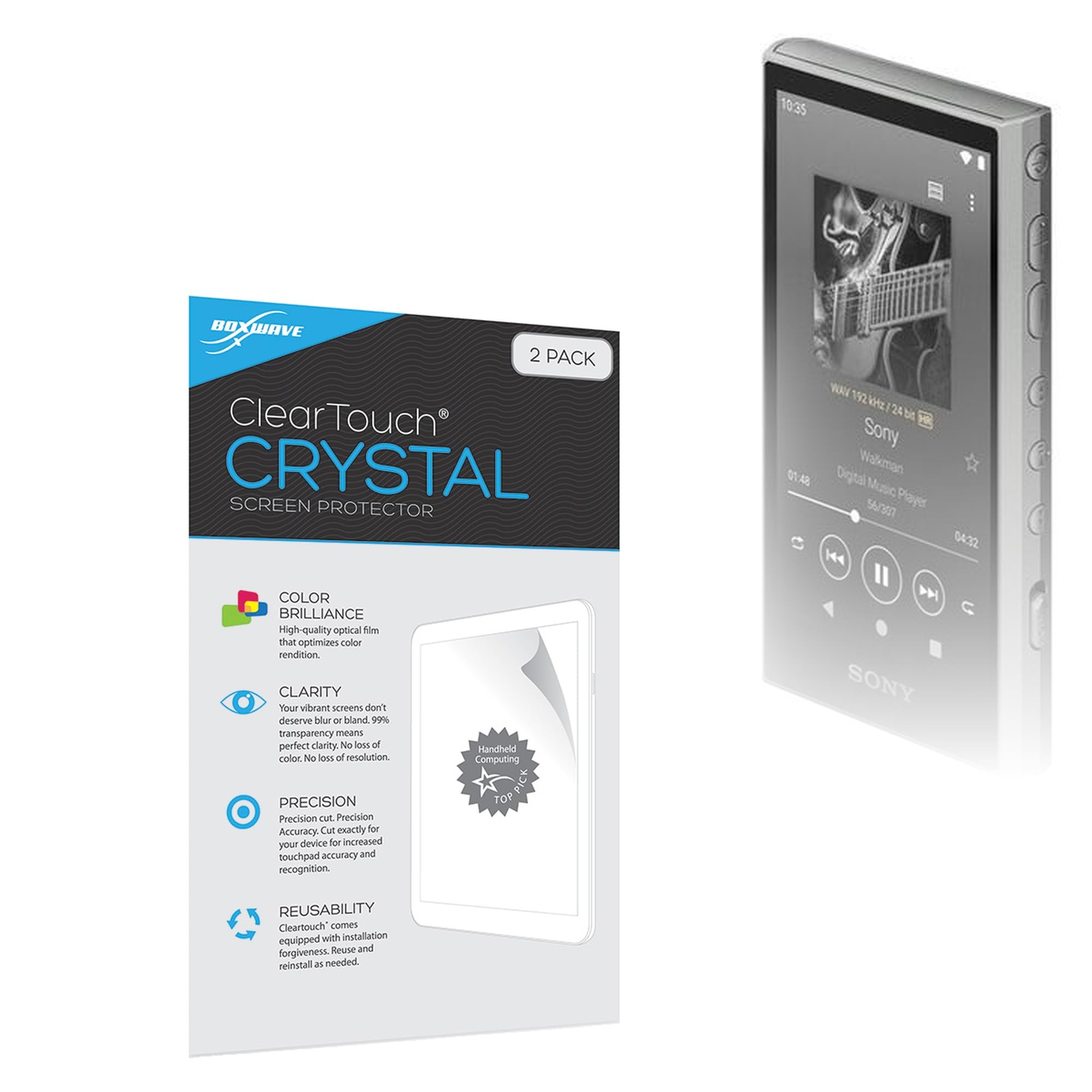 Protector de pantalla Sony Walkman NW-A306 ideal para viajes musicales y uso diario sin arañazos 8