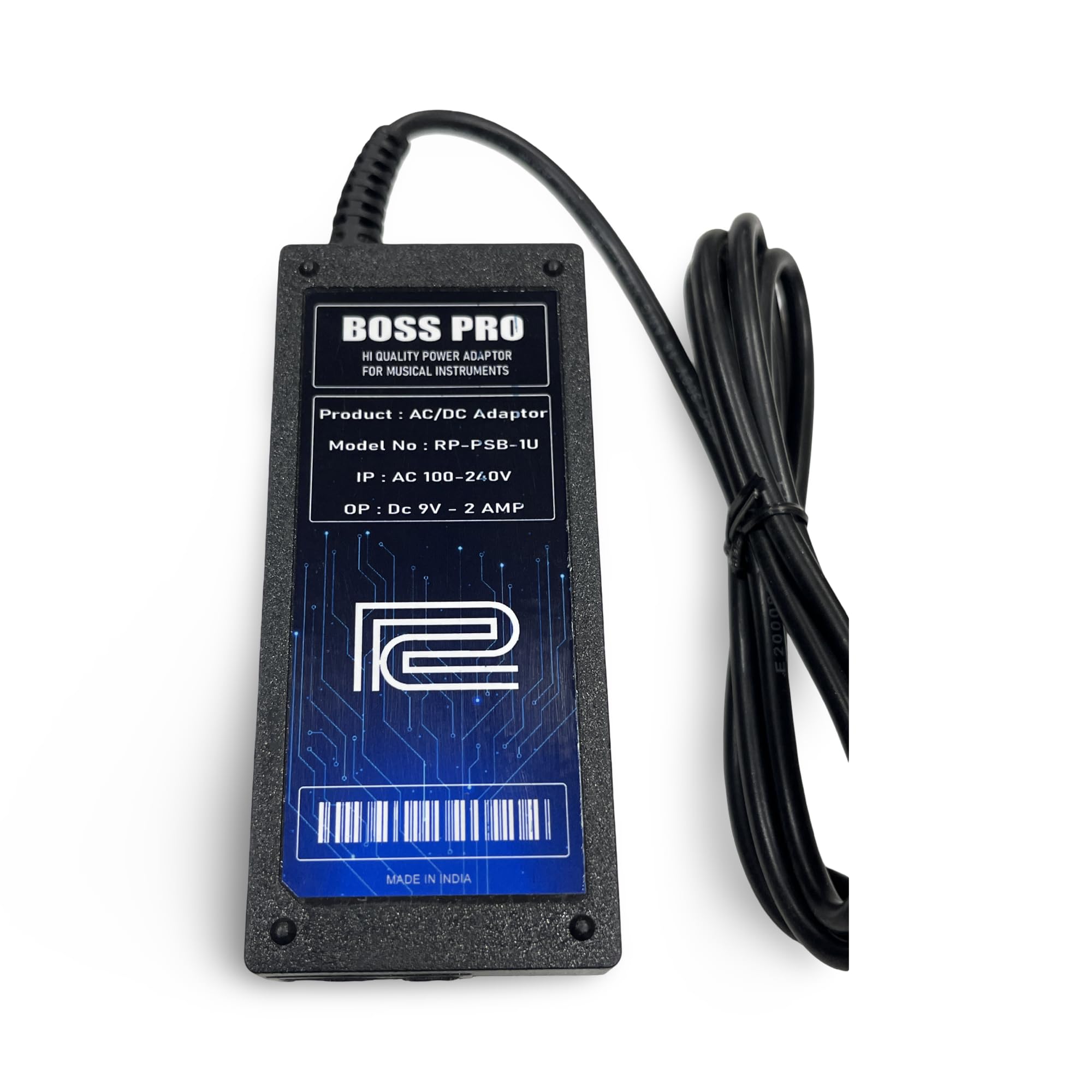 BOSS Pro Heavy Duty PSB-1U (9volt/2amp) Power Supply Adaptor Power