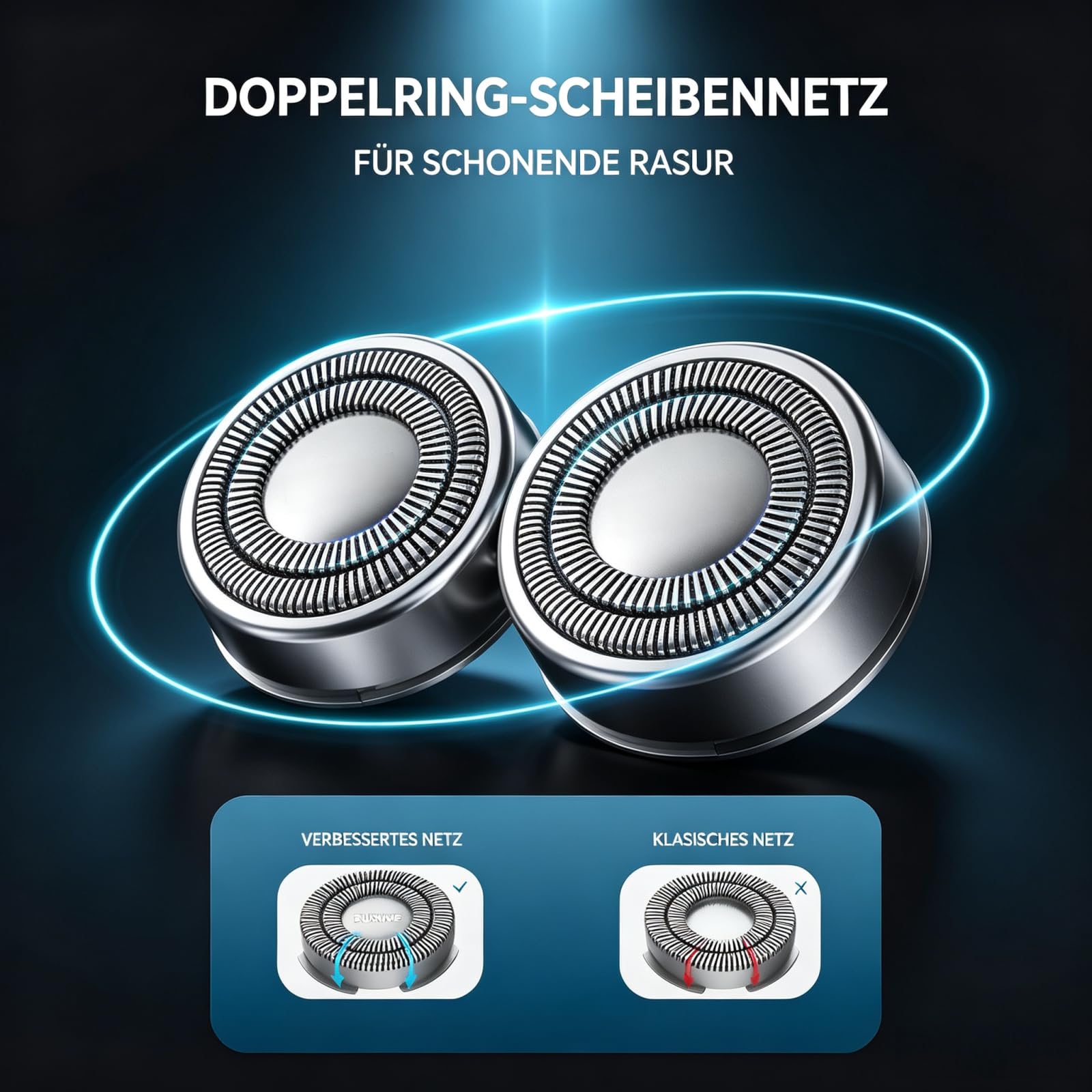 Men's Razor V1 Pro‑Herrenrasierer (Schwarz)