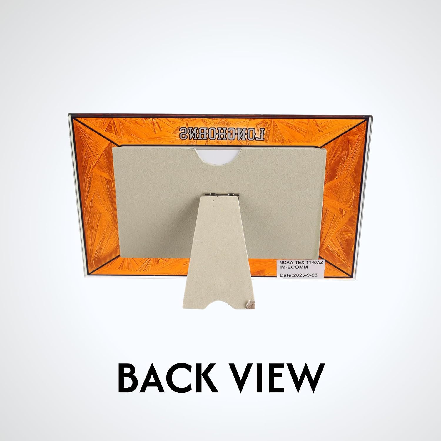 The Memory Company Officially Licensed NCAA Art Glass Picture Frame - Professional Sports Memorabilia Display - Licensed Team Logo Home Office Decor, 4x6 Photo Display