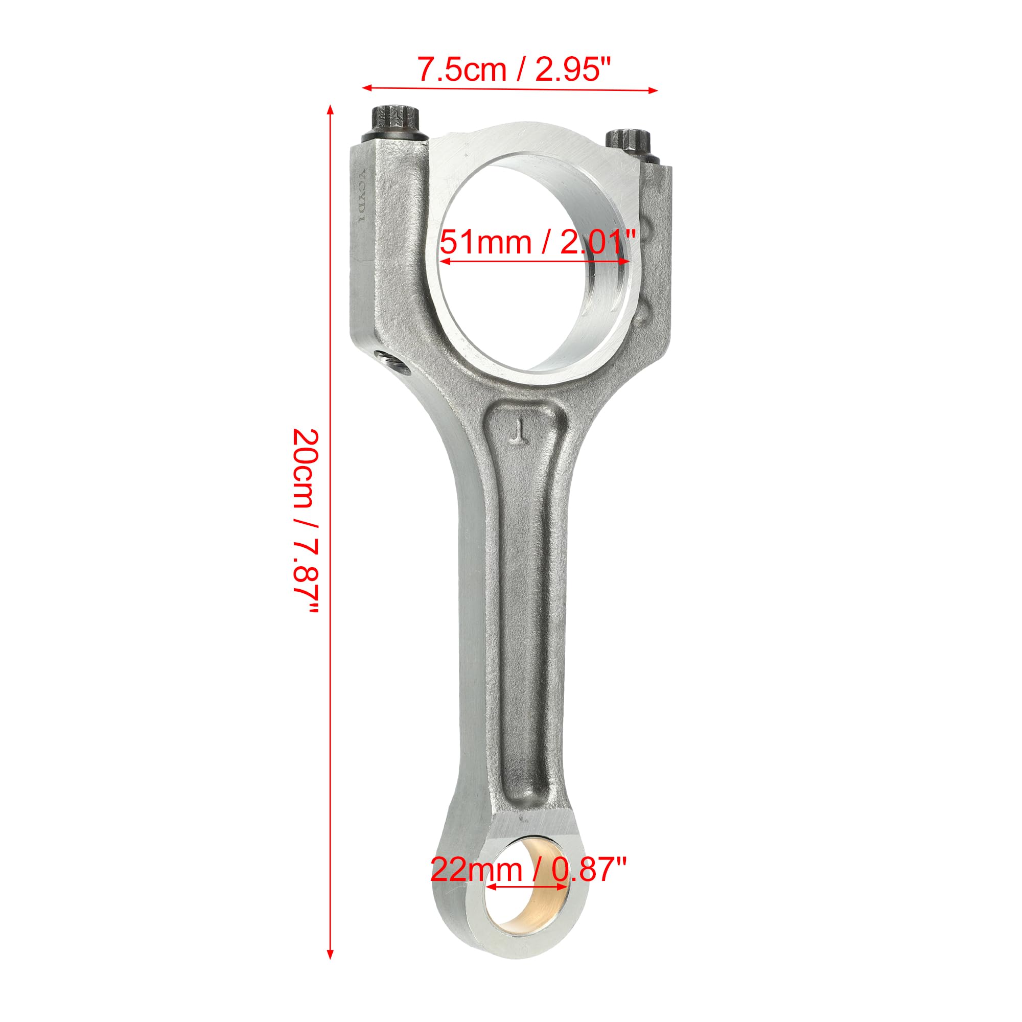 QUARKZMAN 4pcs Biela de Motor de Repuesto para Kia Optima Sportage 2.0L 2012-2015 No.23510-2G440