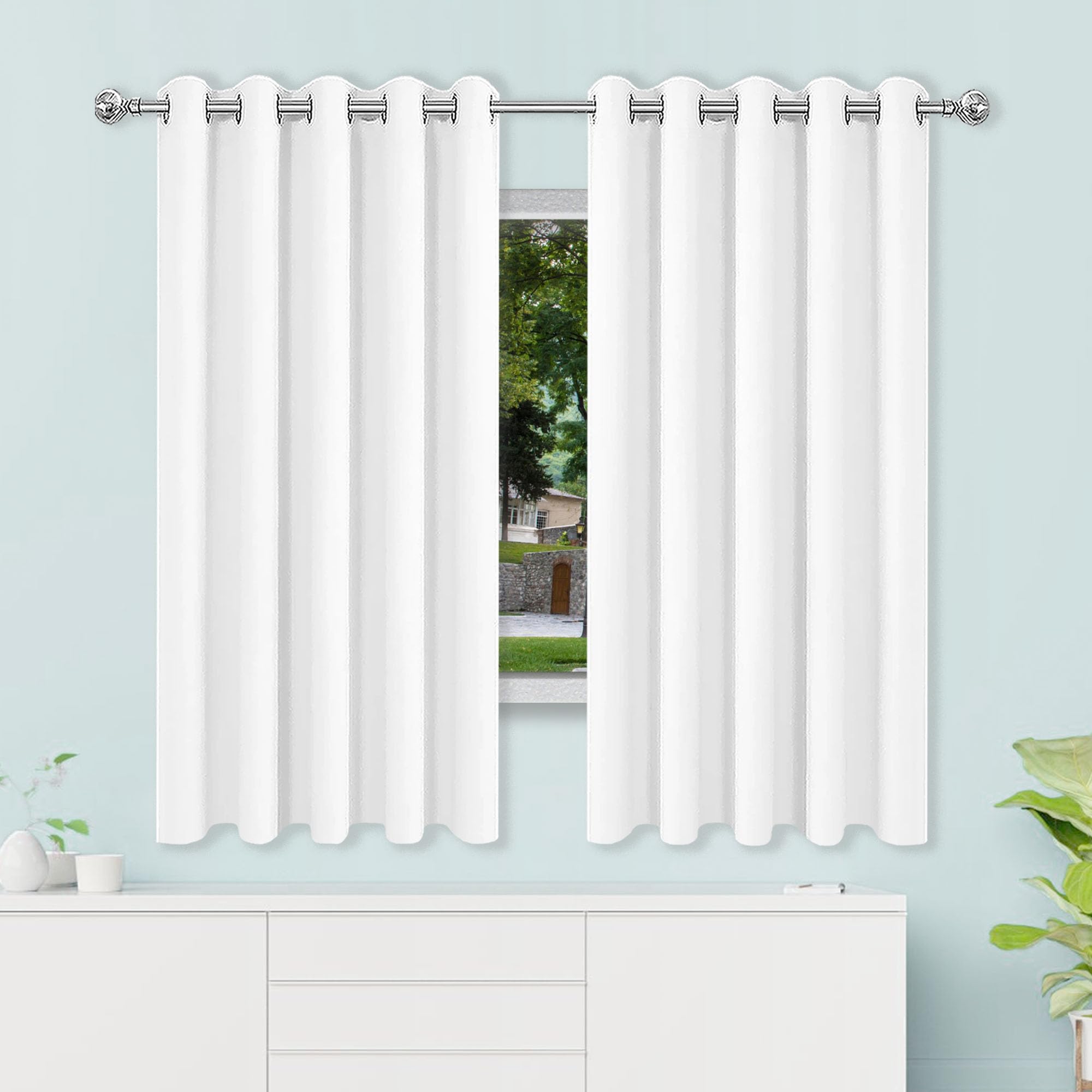 Rideau occultant blanc pour chambre pour retrouver un sommeil réparateur