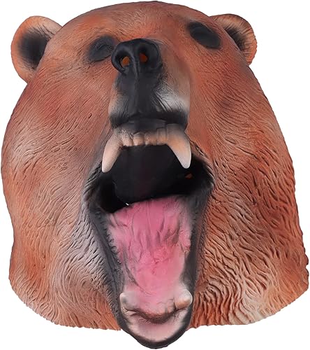 Miniatura 8 de SandT Collection Máscara de látex de cabeza de animal para disfraz de Halloween, fiesta de disfraces de cosplay