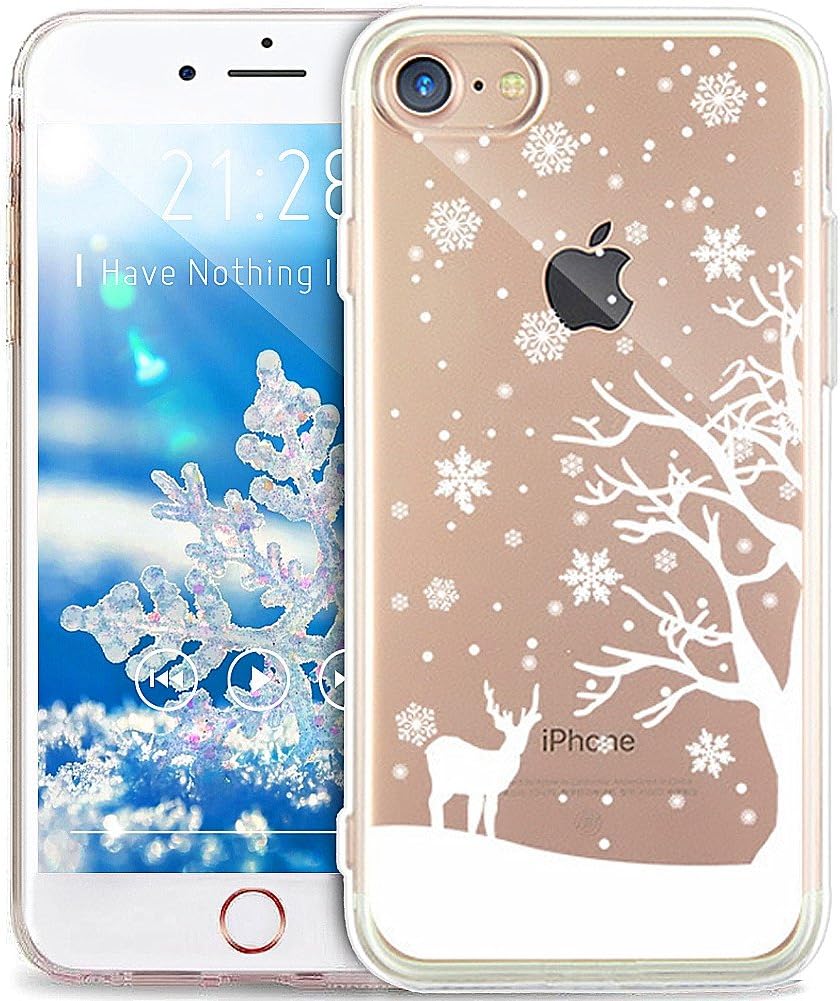 Mixroom Cover IPhone 8 Plus - Custodia In TPU Morbida Con Stampa Greca Grecia, M708 - 2