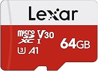 Vista 37 de Lexar E-Series - Tarjeta micro SD de 64 GB, tarjeta de memoria flash microSDXC UHS-I con adaptador, 100 MB/s, C10, U3, A1, V30, Full HD, 4K UHD