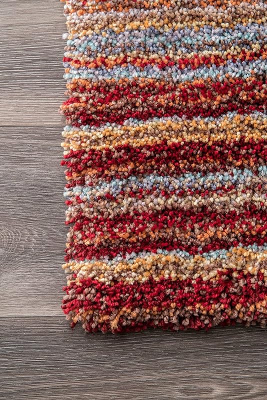 Image of zia carpets Cozy Soft Shaggy Non Slip Carpet for Home Decor Aesthetic Rugs with 2.5 inch Thikness Size 12x18 Feet
