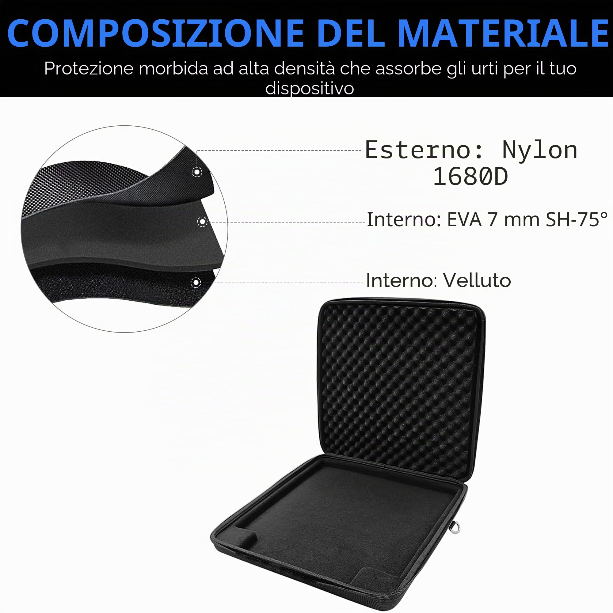 Musiin Custodia per workstation audio compatibile con Ableton Push 3 | Custodia rigida personalizzata con tracolla e rivestimento in pile per proteggere il tuo dispositivo