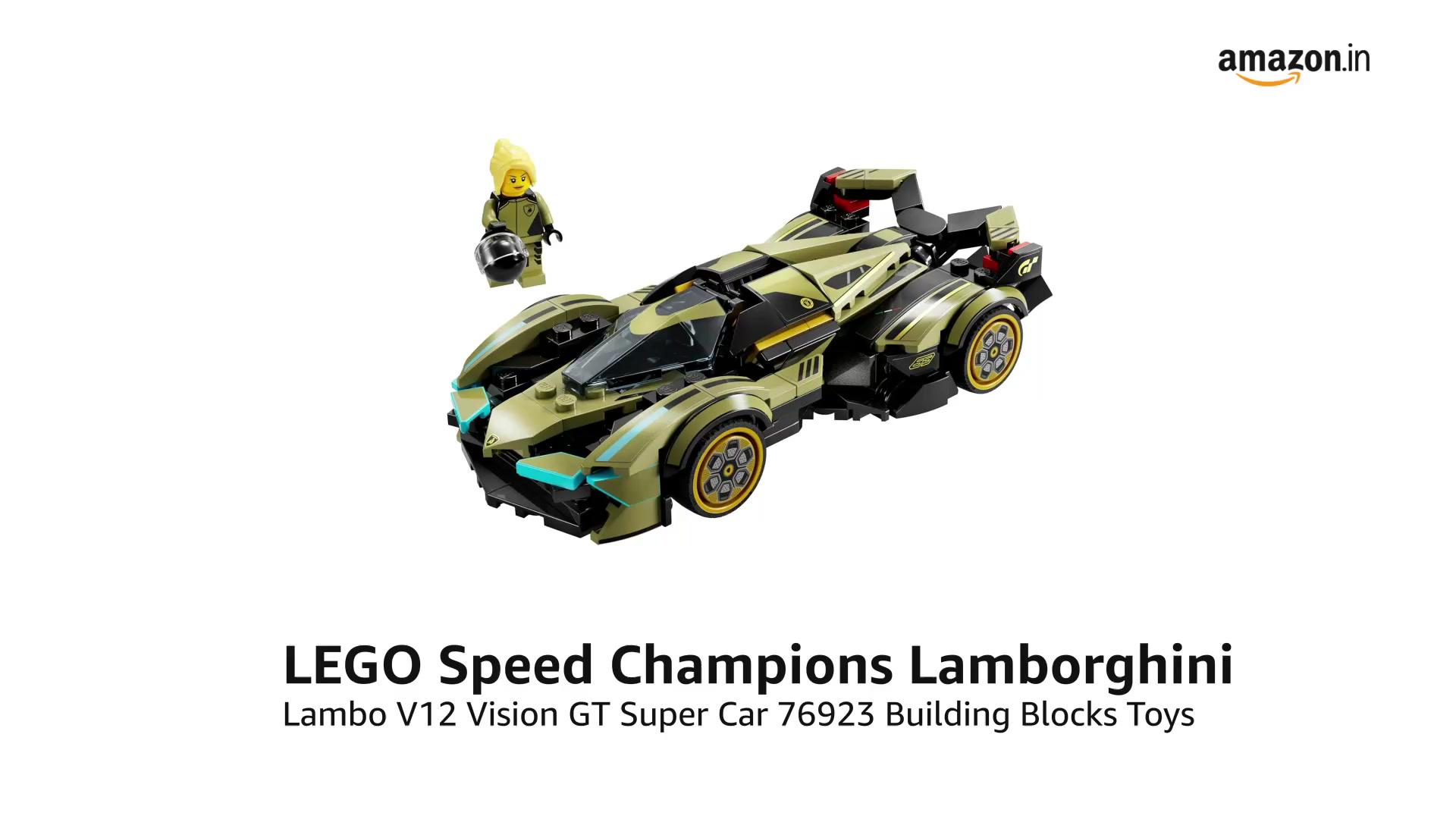 LEGO Speed Champions Lamborghini Lambo V12 Vision GT Super Car 76923