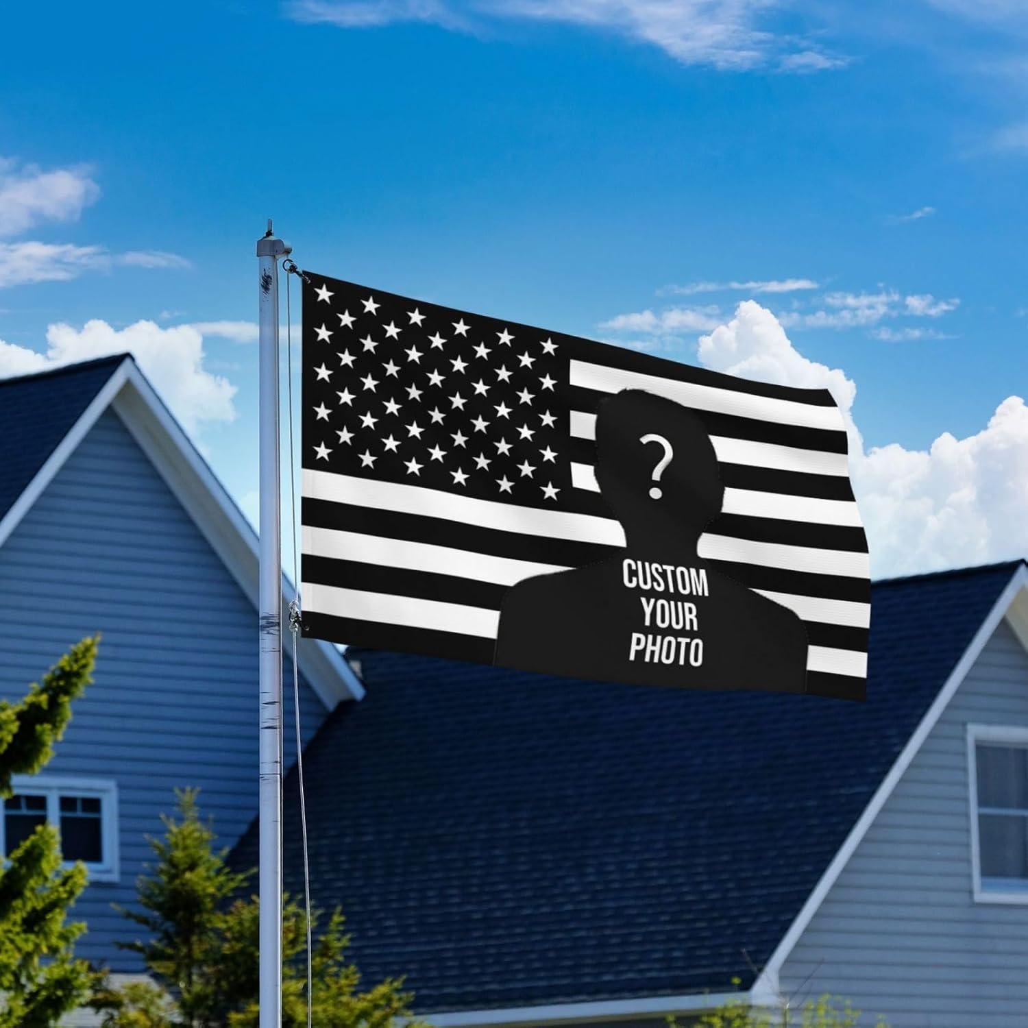 Custom Flag 5x8 Ft Personalized Text Photo Logo To American Flag Customized Dorm Room Flag Indoor Wall Decoration Flags