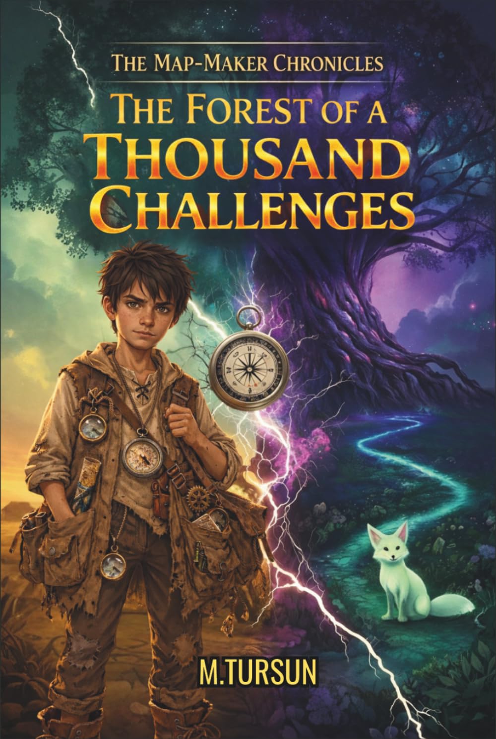 The Forest of a Thousand Challenges: An Adventure Book for Boys About Courage, Self-Discovery, and Resilience (The Map-Maker Chronicles)