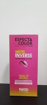 BysPro Color Inverse Espectacolor Hair Color Care 2 Steps Bottles | Bys Pro Extractor de Tinte 2 Pasos