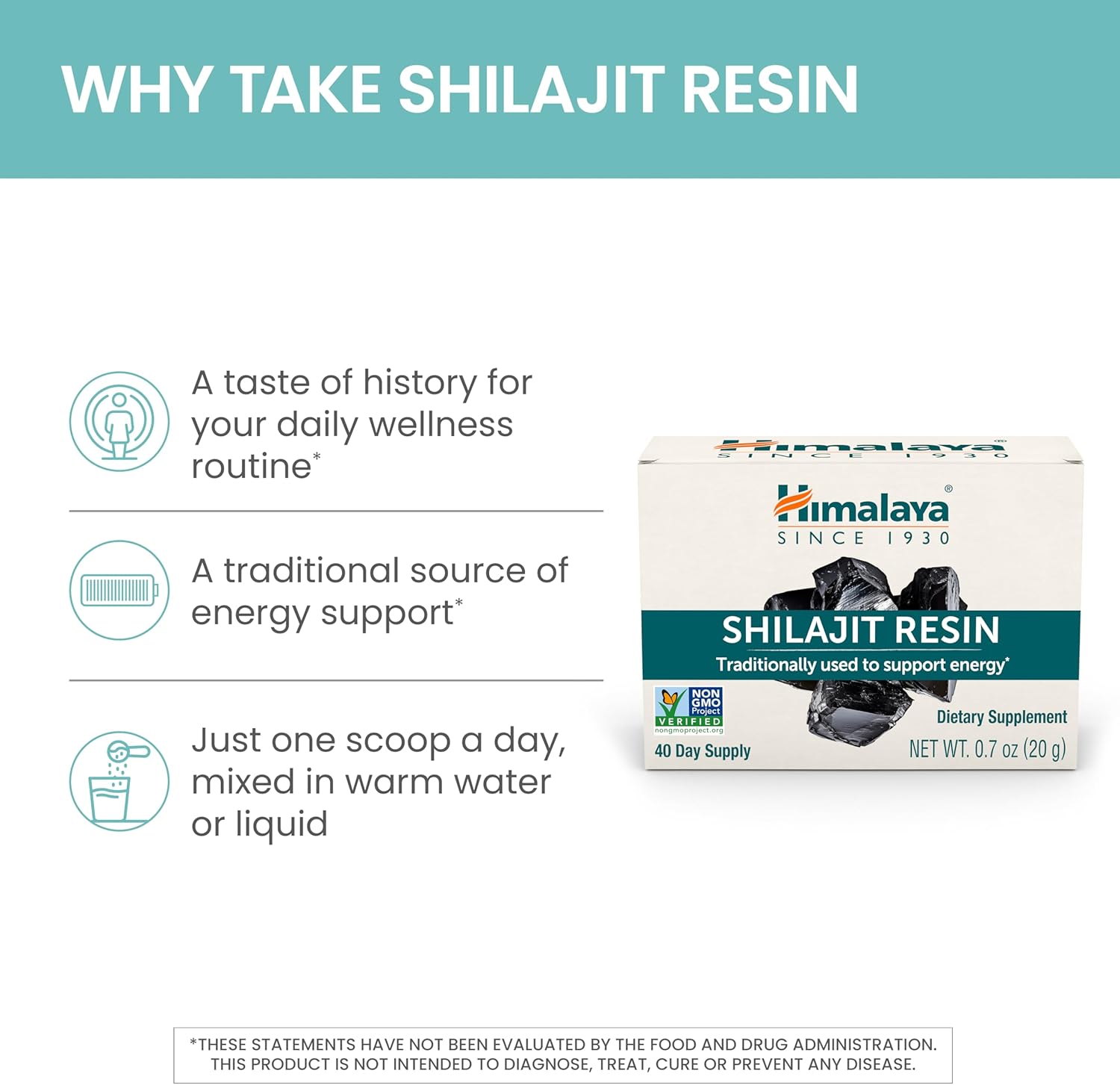 Himalayan Shilajit Resin, Energy Superfood, 60% Fulvic Acid, Non-GMO, 0.7 oz (20g) Jar, 40-Day Supply - Image 4