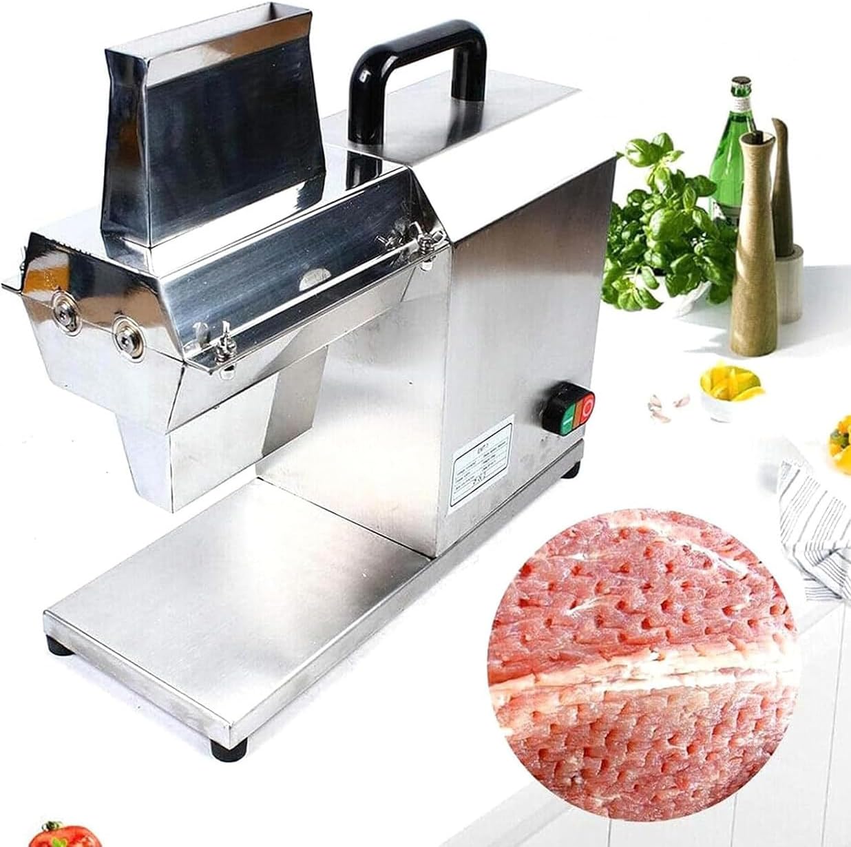 Electric Meat Tenderizer Machine, Heavy Duty Commercial Meat Cuber and Flatten Tool for Beef, Steak, Pork,Widely Applicable
