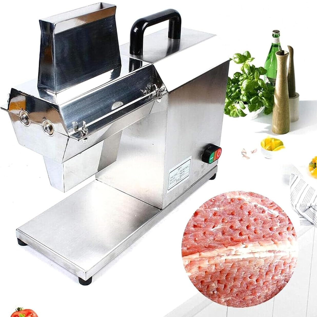 Elektrischer Fleischklopfer, 450 W, kommerzielles Würfel- und Abflachwerkzeug für Rind, Schwein, Huhn – robuste Fleischzubereitungsausrüstung für Zuhause und Restaurant