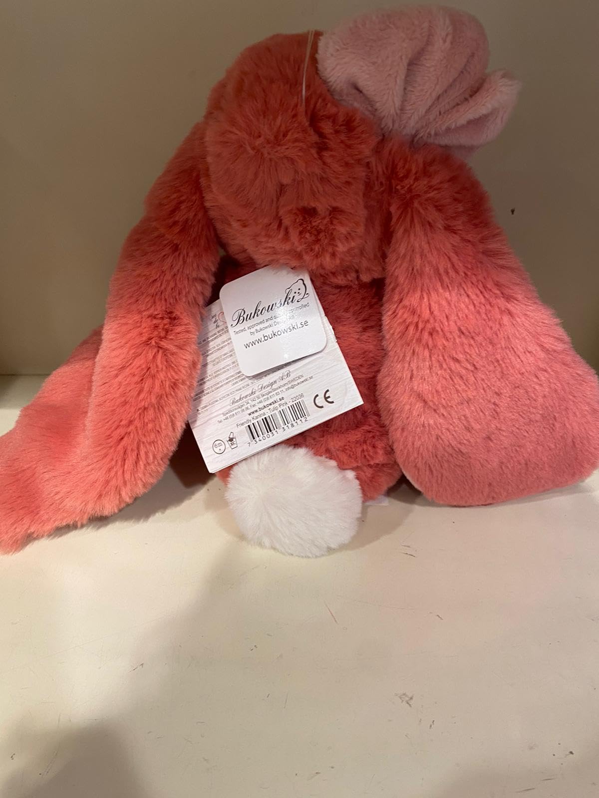Peluche Raising Cane's 2025 &ndash; Coniglietto Rosa Con Cagnolino Di Natale, Edizione A Christmas Story