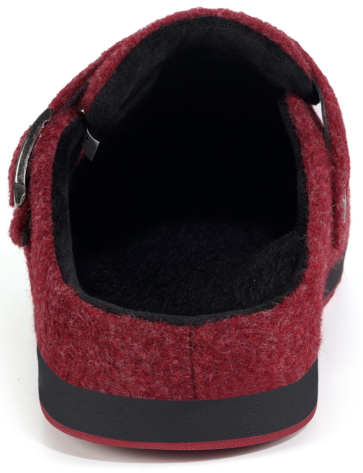 Pantofole Donna Uomo Ciabatte in Feltro Unisex Slippers Invernali Chiuse con Plantare Intercambiabile