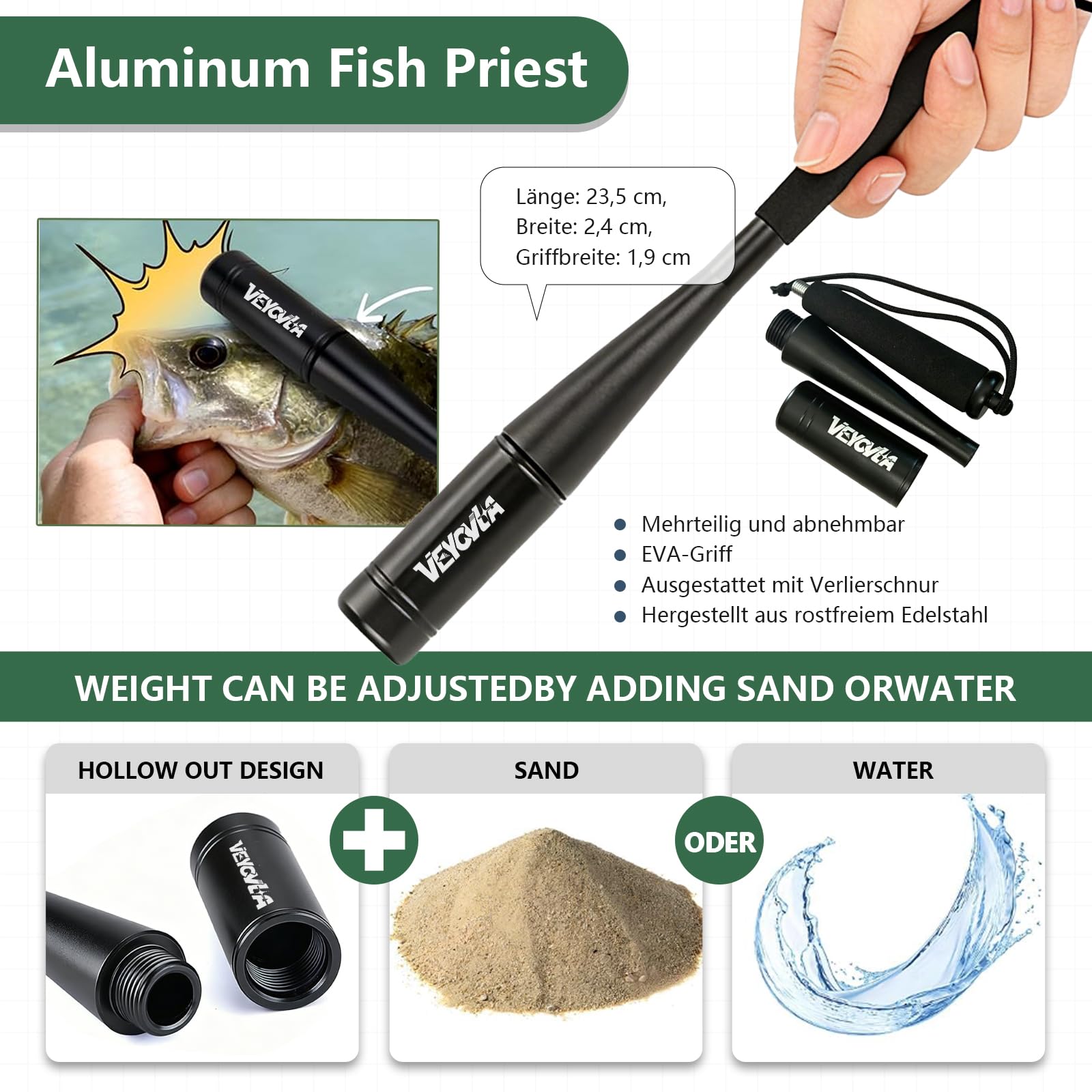 Fishing - Maletín de pesca con accesorios de pesca, incluye herramienta de pesca premium, para lucioperca, perca, trucha, cebo para principiantes profesionales y adultos, ideal para regalar