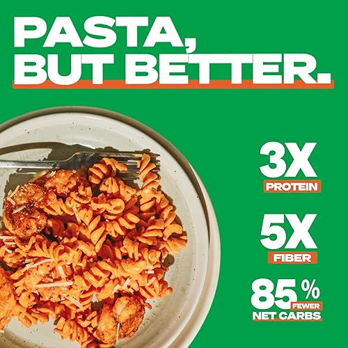 Miniatura 21 de Kaizen - Pasta cetogénica baja en carbohidratos, alta proteína (0.71 onzas), sin gluten, apta para dieta cetogénica (0.21 onzas netas), fideos