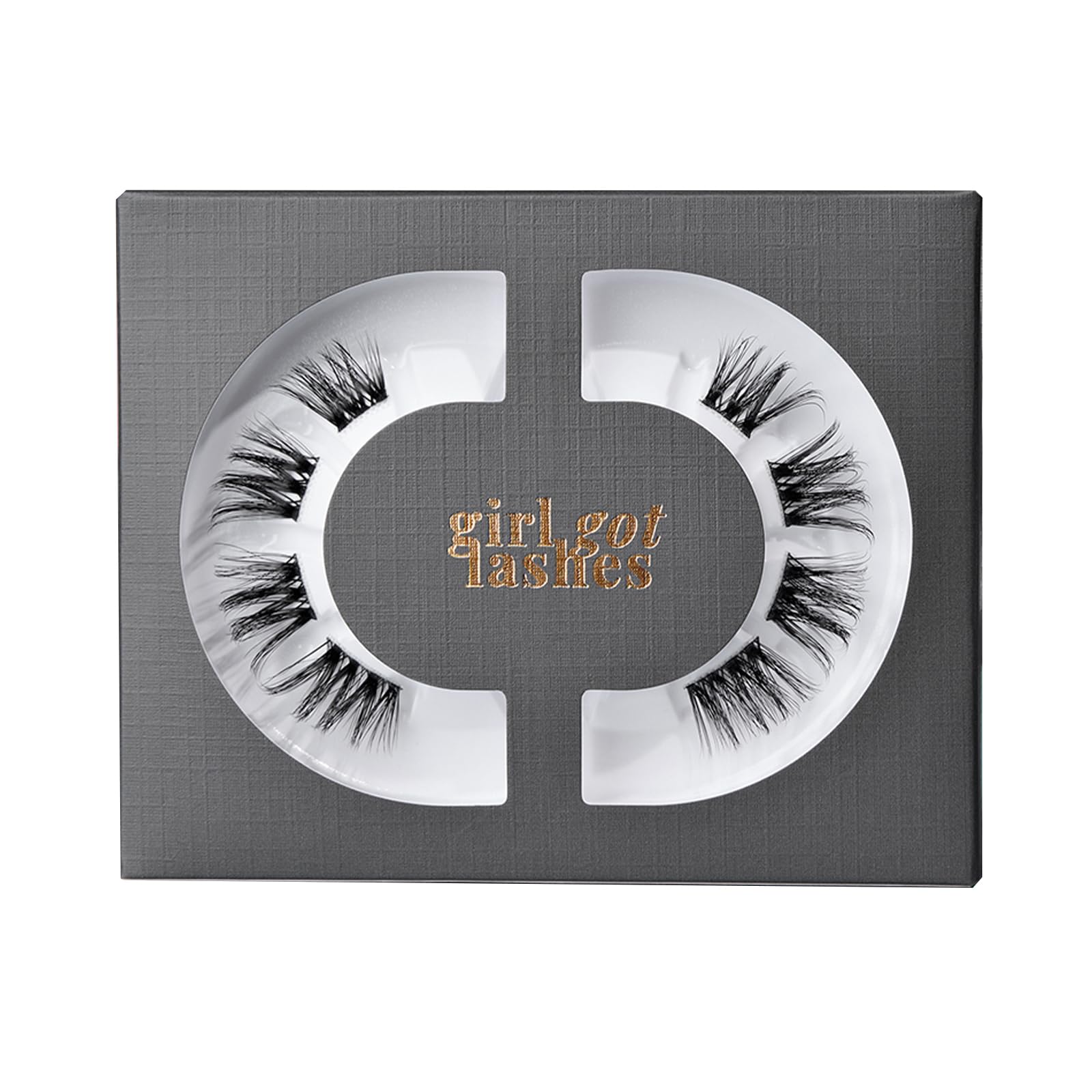 GirlGotLashes Mini Box Drama Edition Nr. 4 - Wimpernextensions für Zuhause - 1 Wimpern Paar - Lashes mit 5-7 Tagen Halt - Vegan - Handgemacht