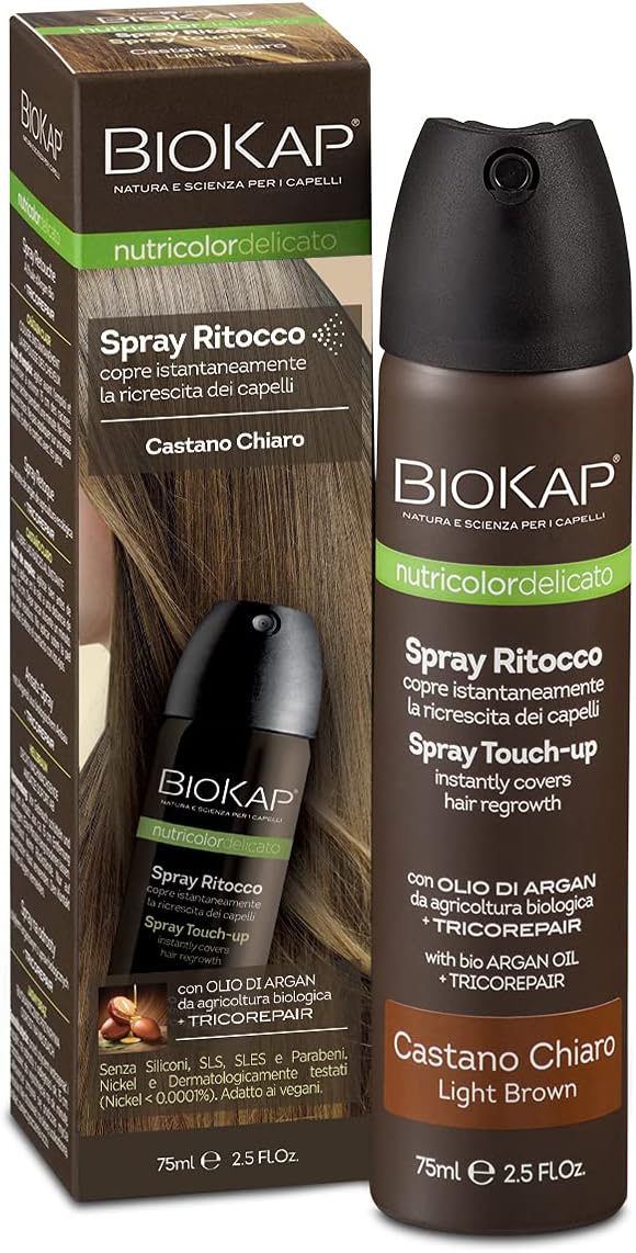 BioKap Nutricolor Spray Touch-Up 75ml Light Brown