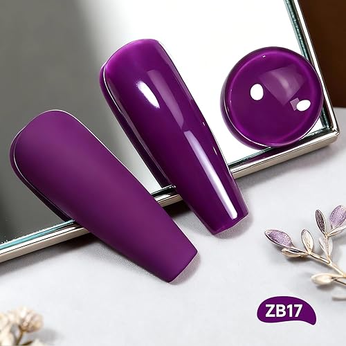 Miniatura 2 de 18ml Esmalte de uñas morado de gran volumen de secado rápido, esmalte de uñas de secado rápido y de larga duración para arte de uñas mate DIY,