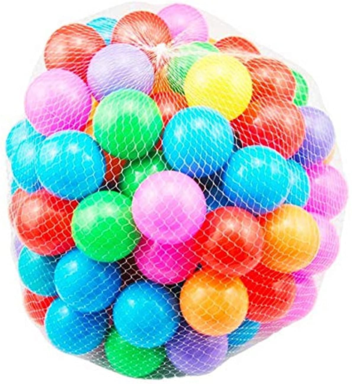 100 Pcs Colorful Soft Plastic Ocean Fun Ball Balls Baby Kids Tent Swim Pit Toys Game Gift 5.5cm