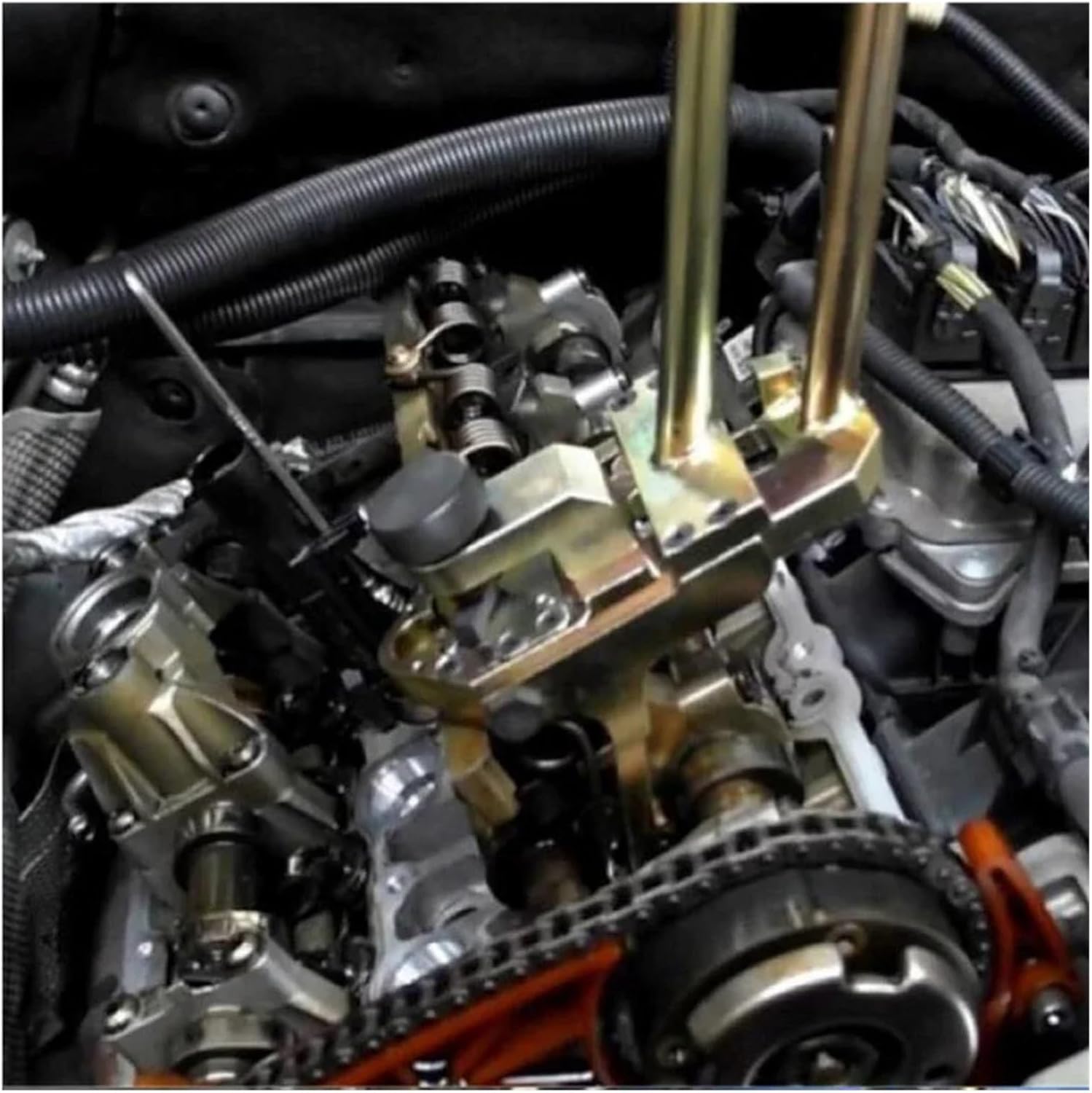 Intermediate Spring Tool Valve Pressure Spring Installer Remover Compatible with Compatible with BMW N20 N26 N52 N55 Engines