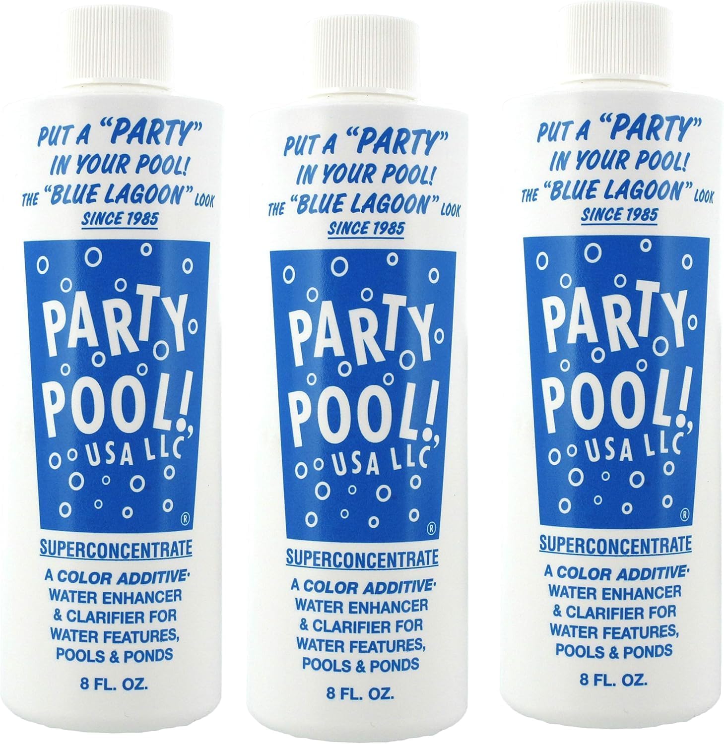 3 Pack - Party Pool Color Additive Blue Lagoon