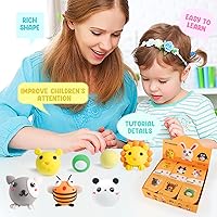 Vista 2 de Air Dry Clay Kits - Modeling Clay for Kids, Ultra Light & Soft, Safe & Non-Toxic, DIY Air Dry Clays Kit with Sculpting Tools and Tutorials