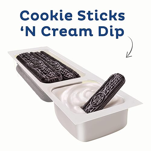 Miniatura 5 de Handi-Snacks OREO Cookie Sticks N Crème Dip Snack Pack 12 paquetes de aperitivos
