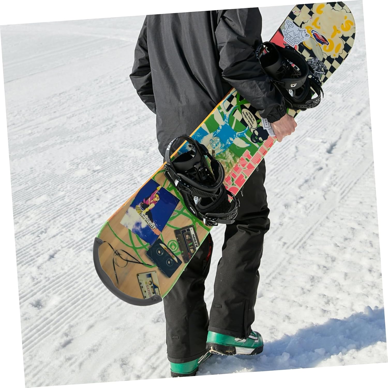 INOOMP 2pcs Deck Bumper Strip for Skateboard -Collision Protective Strip Easy Install Shock-Resistant Wear-Resistant Edge for Skateboarding