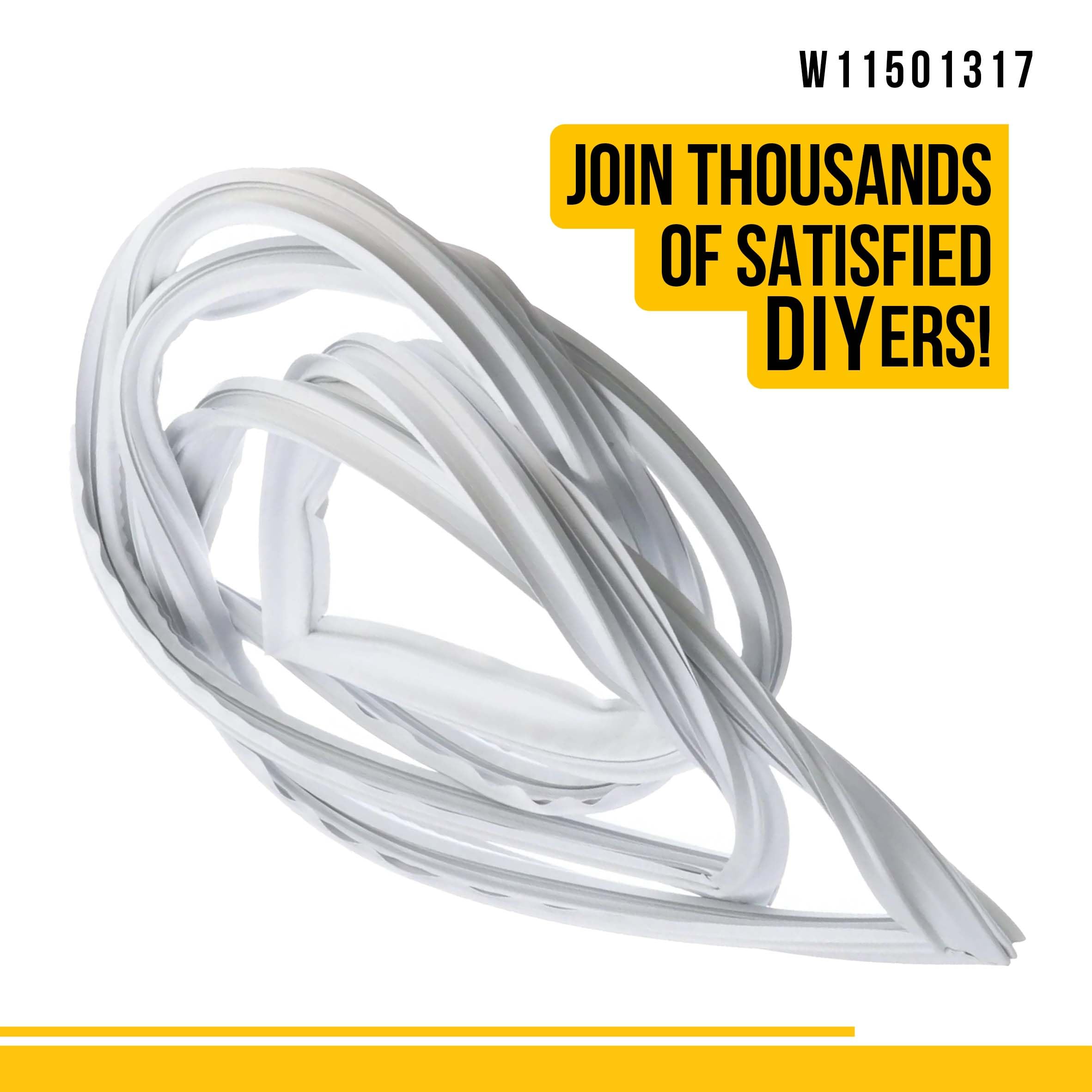 Amazon.com: PartsBroz W11501317 Gasket - Compatible with Whirlpool  