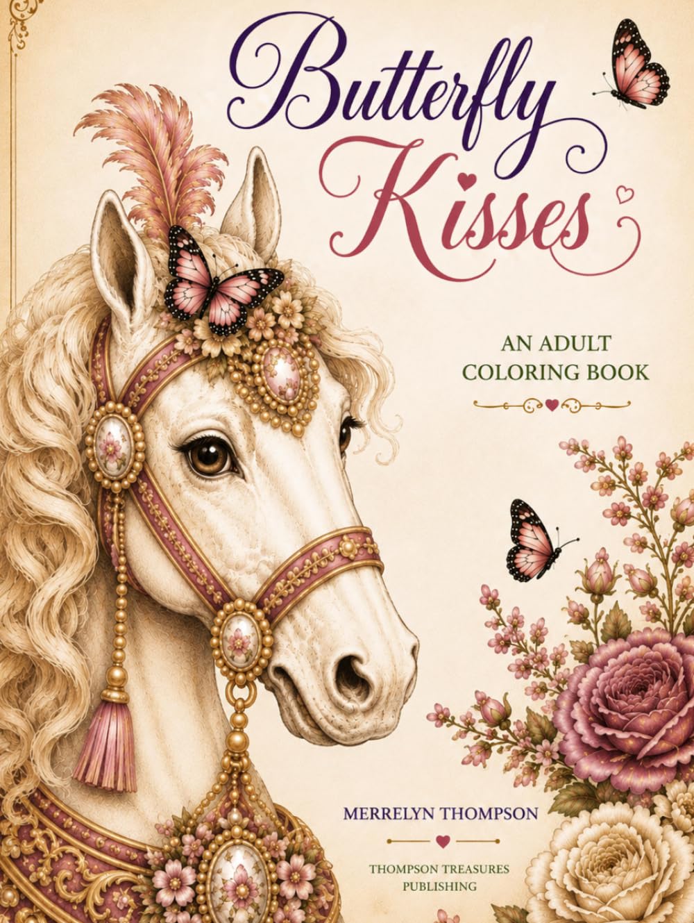 Butterfly Kisses: An Adult Coloring Book