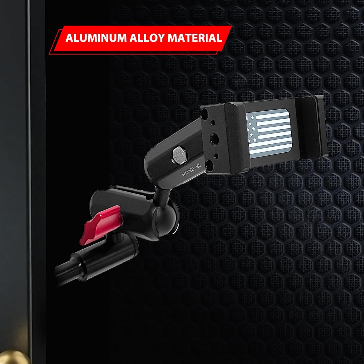 2024 Land Cruiser Phone Mount for 2025 Toyo ta Land Cruiser Phone Holder 2024 2025 Land Cruiser A-Pillar Grab Handle Cell Phone Mount Pure Aluminum Alloy Material