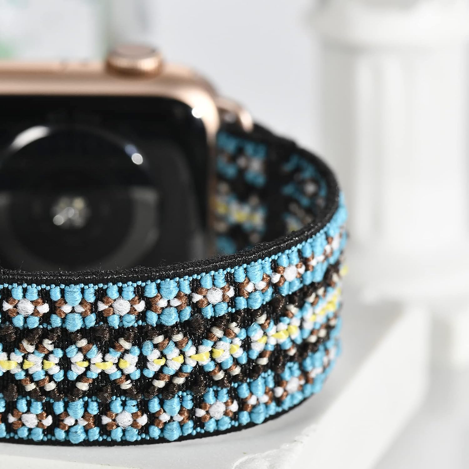 Flash Deals - 70% OFF Tefeca Orchid Embroidery Pattern Elastic Compatible/Replacement Band for Apple Watch 80% Off Discount Tefeca Orchid Embroidery Pattern Elastic Compatible/Replacement Band for Apple Watch