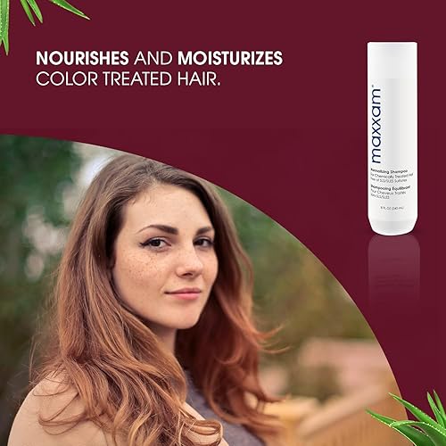 Miniatura 4 de Maxxam Champú diario normalizador de pH restaurador con protector solar e hidratantes, para cabello teñido sin sulfatos, 10 onzas líquidas