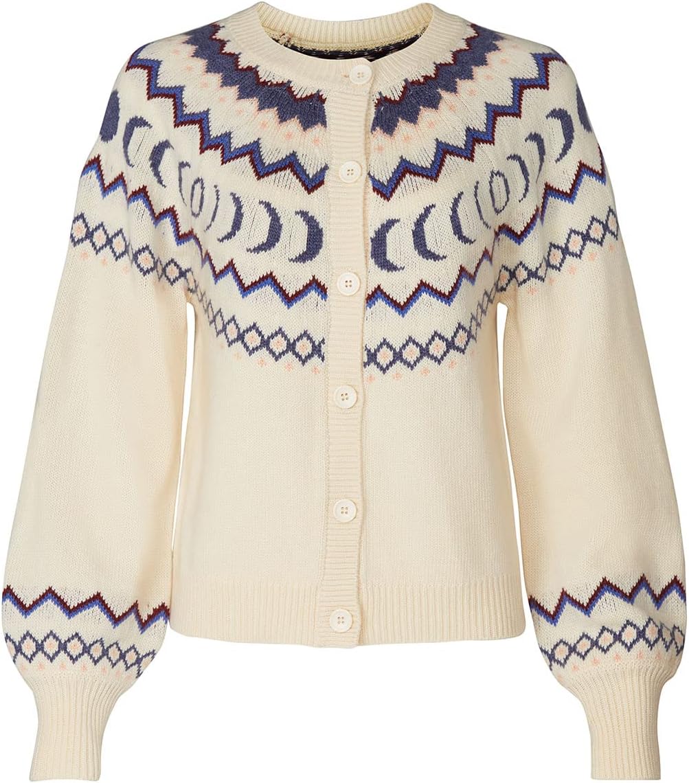 Louna Rent The Runway Pre-Loved Fair Isle Cardigan - Image 2