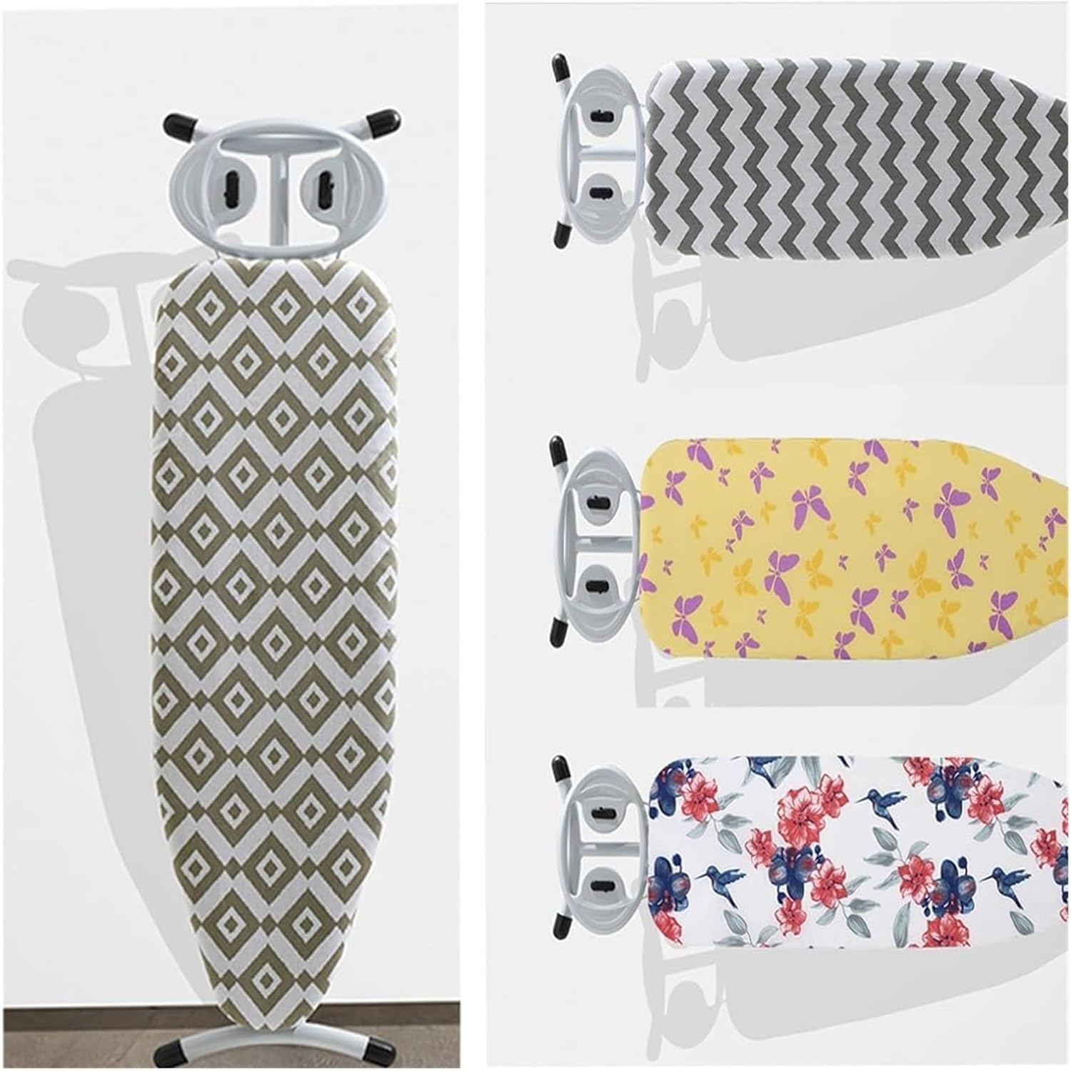 Ironing board cover, Ironing Board Covers And Pad, Adjustable Iron Replacement Cover, Standard Size, Heat Reflective(Quadrilateral)