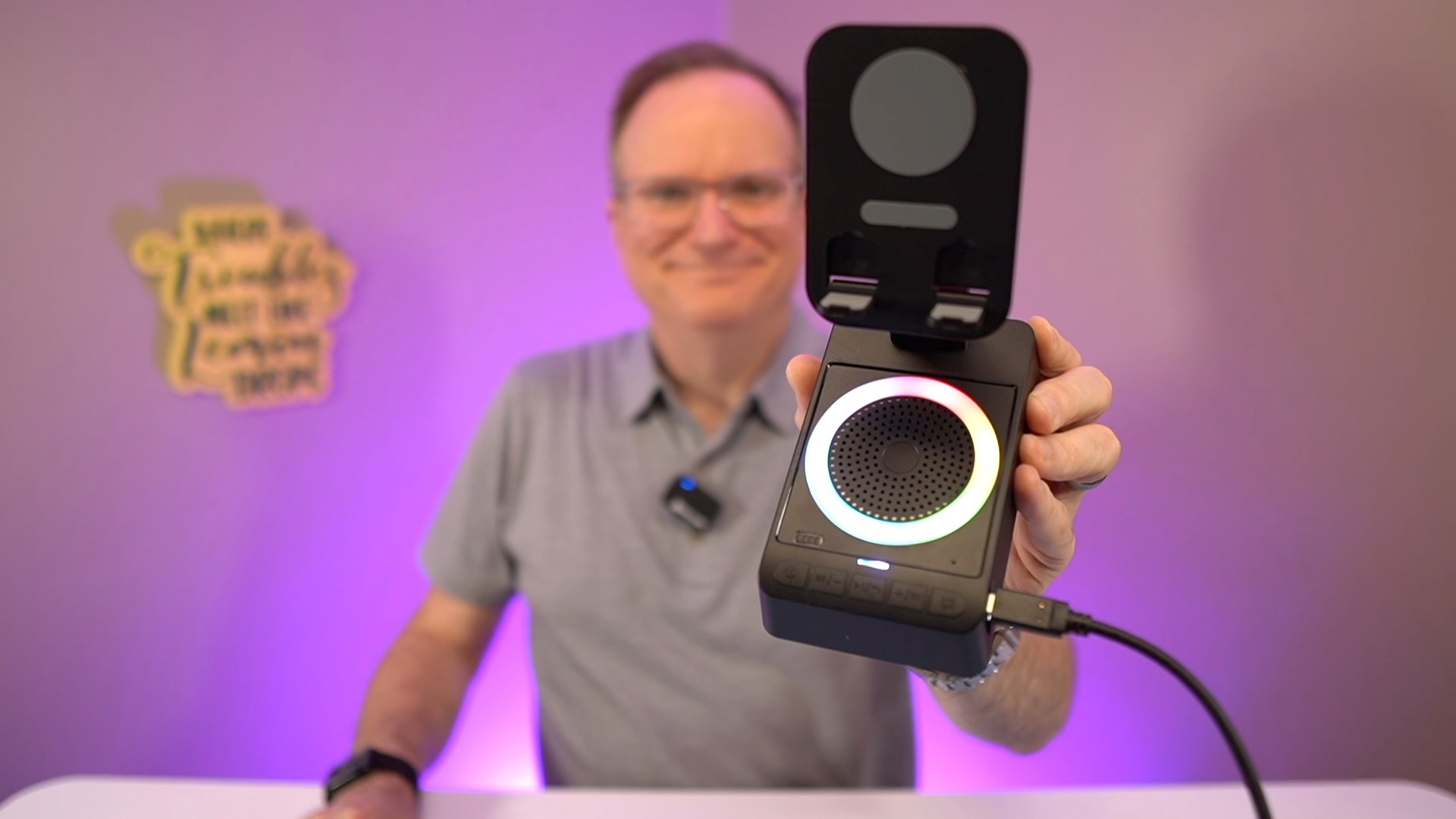 Wireless Induction Speaker and Charging Station