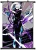Anime Poster for Satoru Gojo - Fabric Prints Premium Artistic Japanese Anime Theme Hanging Wall Scroll Art Decor 16''x24''