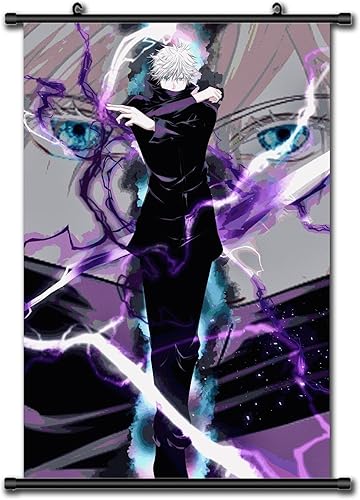 Póster de anime para Satoru Gojo  Impresiones de tela artísticas de alta calidad con temática de anime japonés para colgar en la pared (16 x 24