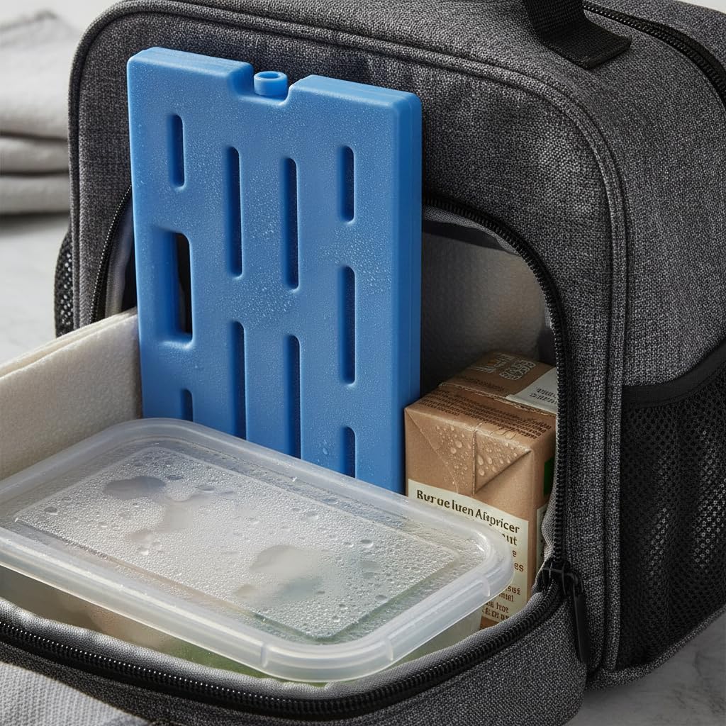 Kühlakku mit 2000ml | Kühlelemente für Transport von Lebensmitteln und Medikamenten | für Kühlboxen | für Camping
