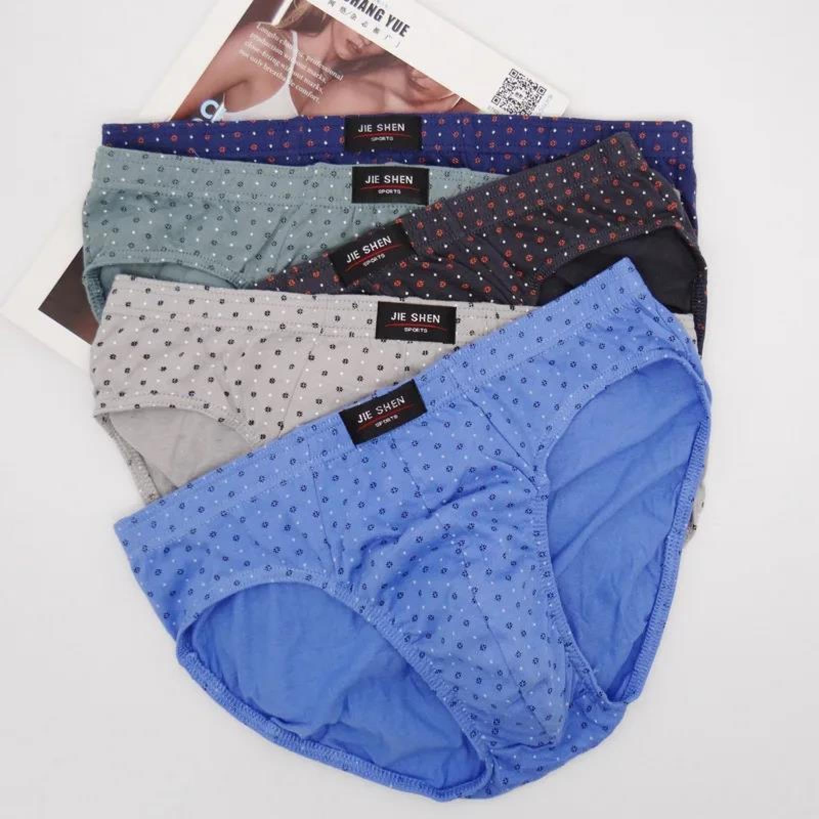 Avfora Boxer Aderenti da Uomo 6 Pezzi Taglie Forti Slip da Uomo Slip A Triangolo Cotone Traspirante 6XL 7XL 8XL,17,3XL