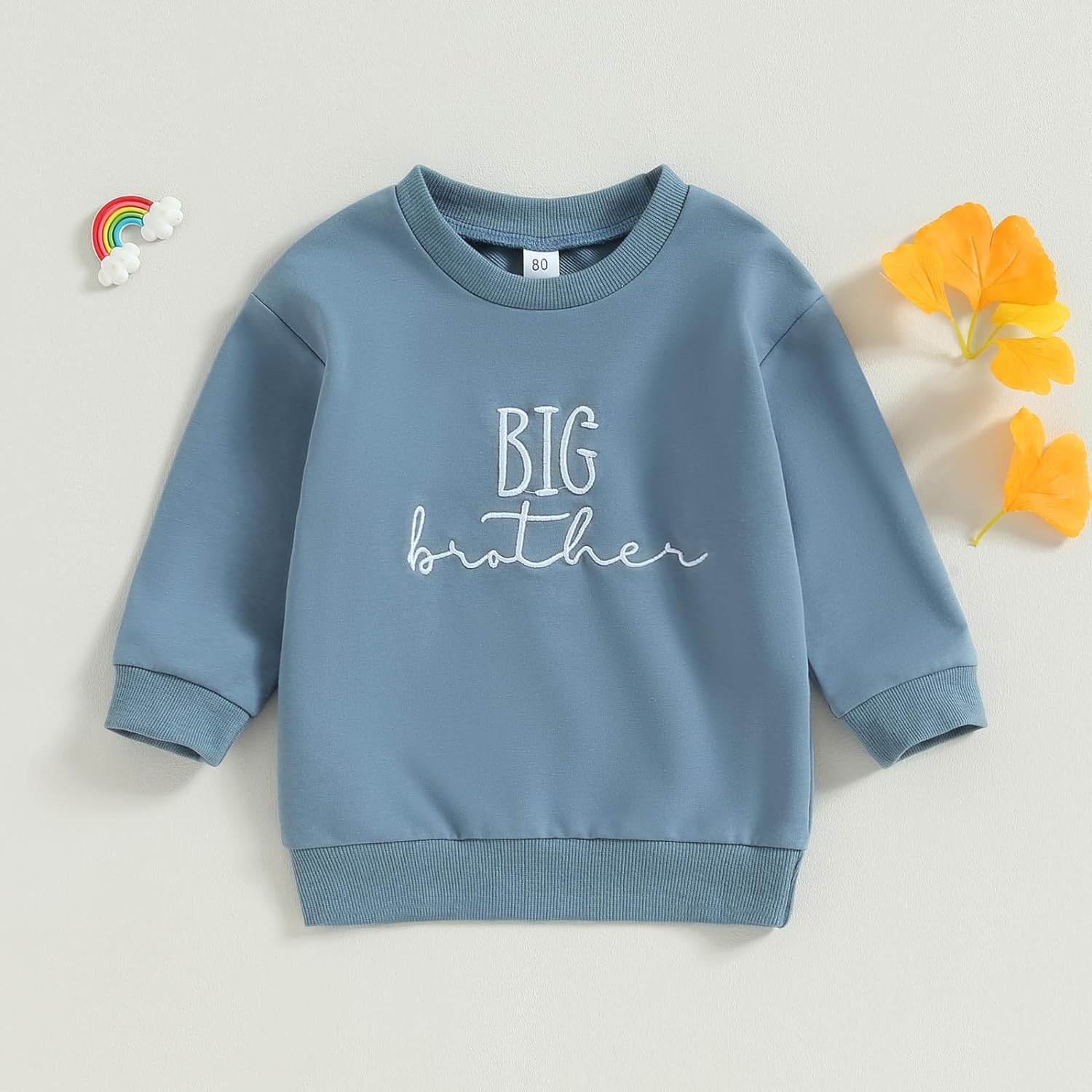 Toddler Baby Girl Long Sleeve Ruffle Sweatshirt Tops Basic Solid Color Oversized Sweater Shirts Kid Fall Clothes - Image 3