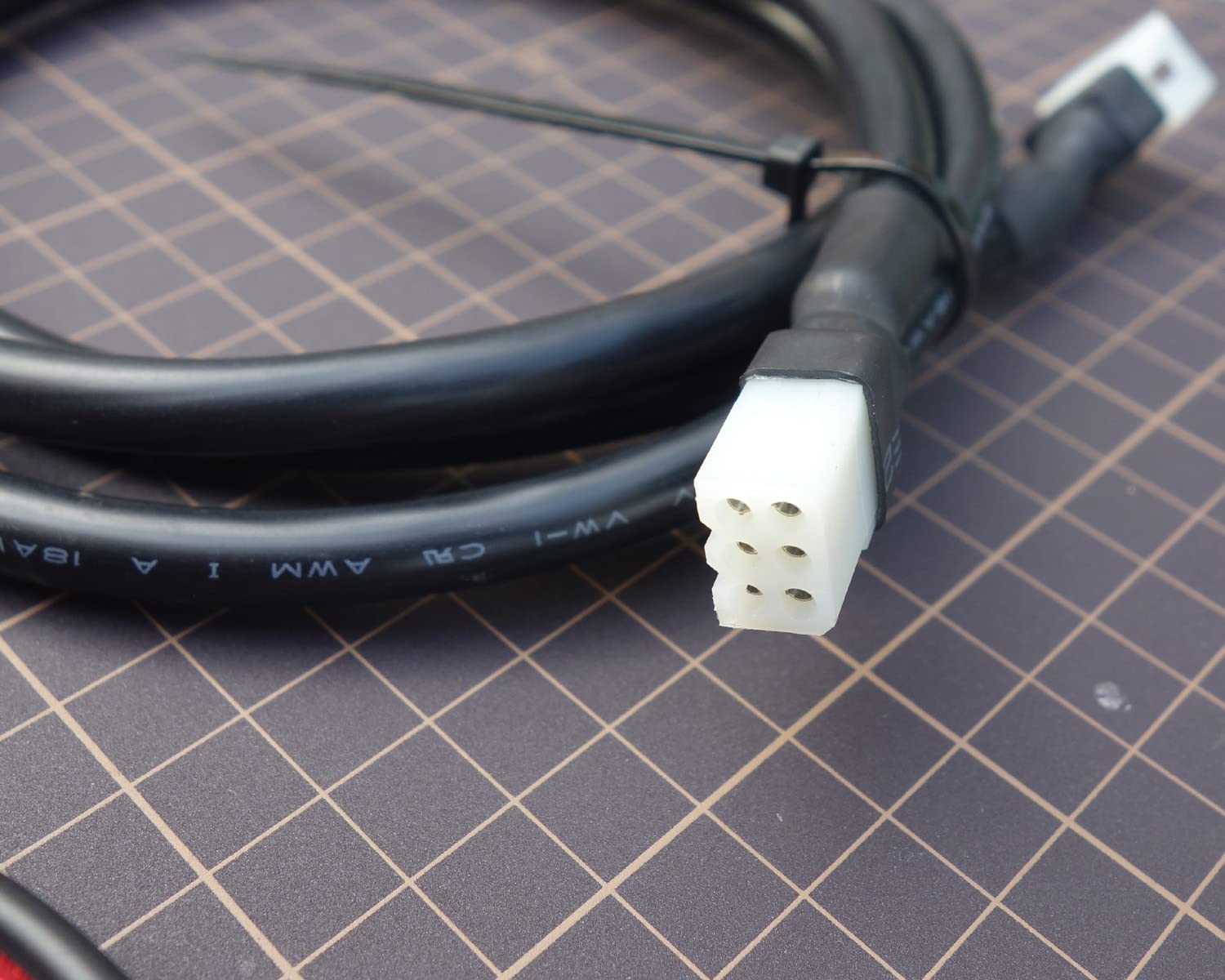 Cable de extensión personalizado de 6 pines compatible con controlador de quitanieves Fisher Western 61845