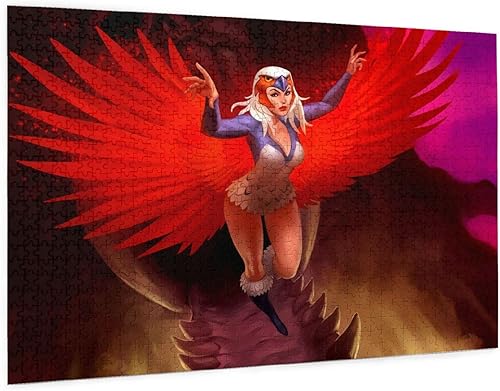 Miniatura 9 de Pobecan He-Man and The Masters Anime of The Universe Puzzles for Adults 1000 Piece 3D Printing Jigsaw Puzzles Anime Custom Jigsaw Puzzles,Wooden